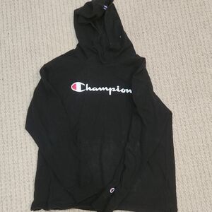Champion Black Pullover Hoodie